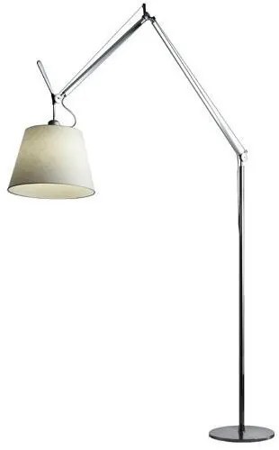 Artemide - Tolomeo Mega Piantana con Dimmer Ø320 Pergamena/Nero Artemide