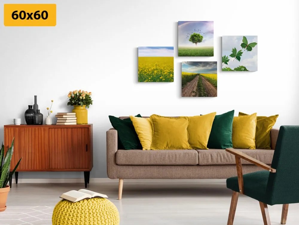 Set di quadri – Natura abbagliante