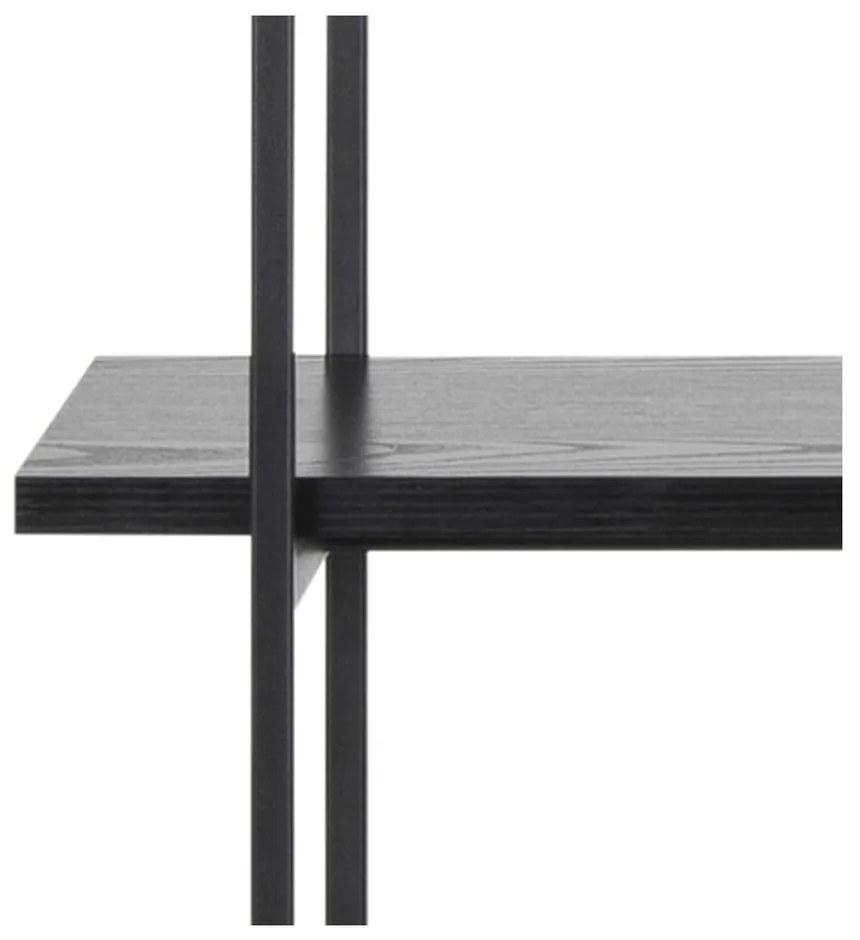 Scaffale nero effetto frassino 94x172 cm Angus - Actona