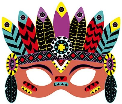 Scratch art - Maschere da festa