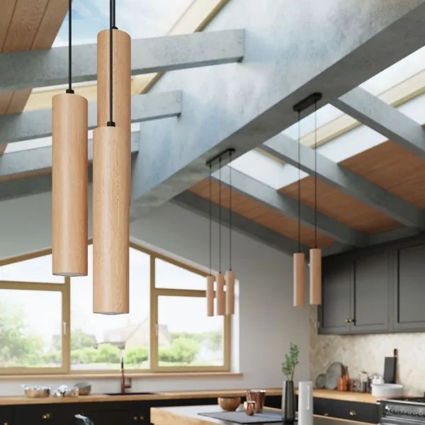 Sollux SL.0637 - Lampadario a sospensione con filo LINO 2xGU10/40W/230V