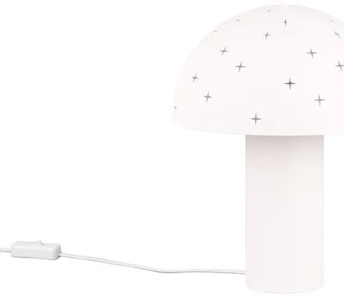 Lampada da tavolo bianca (altezza 32,5 cm) Seta - Trio