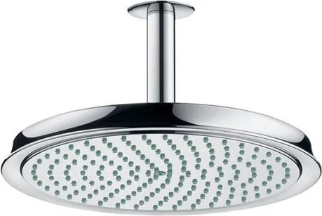 Soffione doccia HANSGROHE Raindance Classic 240 in inox cromato L 27 x H 17.7 x P 17.7 cm anticalcare 1 getto
