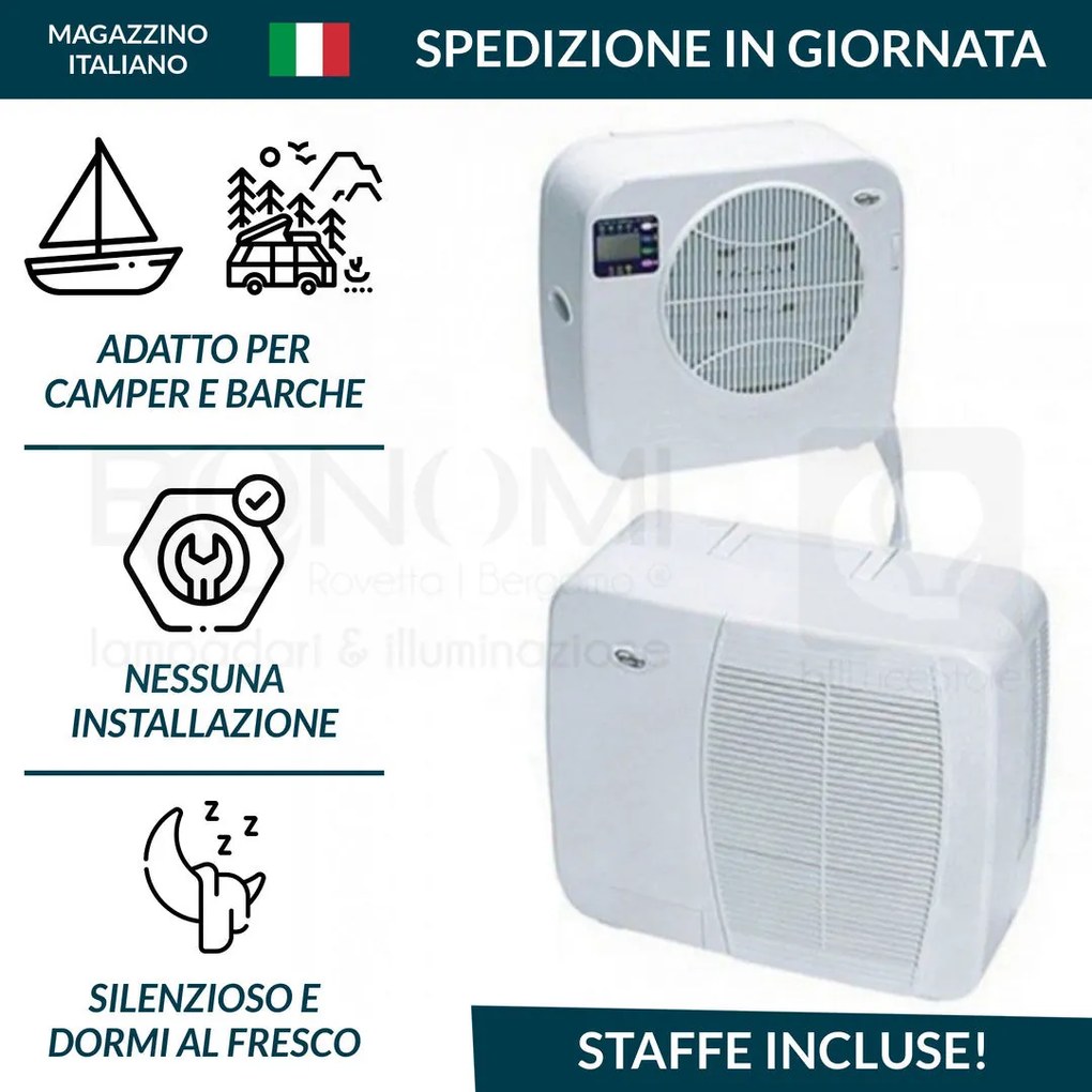 Mistralvan 3200 btu condizionatore portatile camper e barche