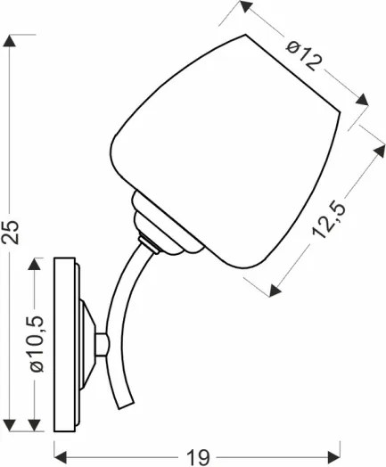 Applique ZINA 1xE27/40W/230V