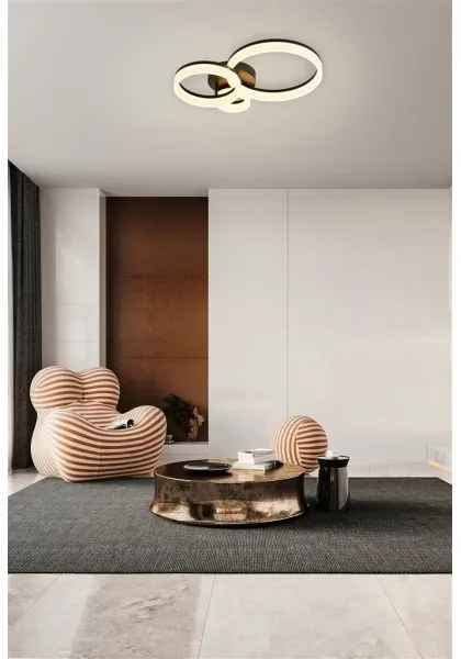 Searchlight 62793BK - Plafoniera a LED dimmerabile TRIPLE LED/25W/230V