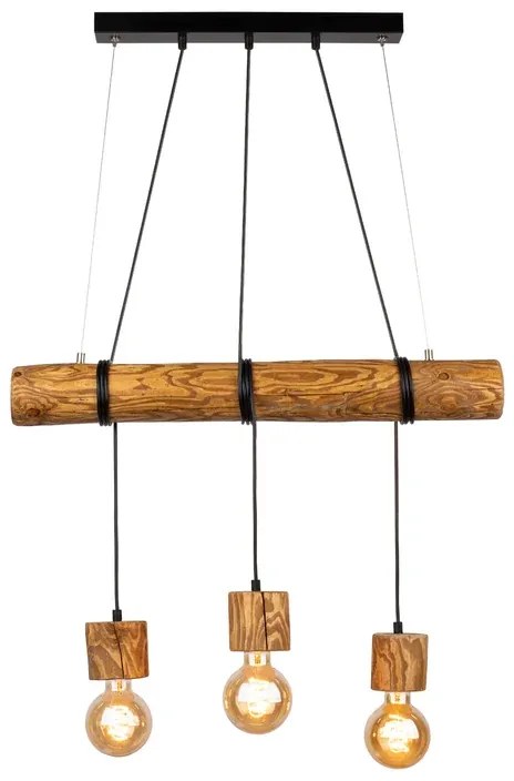 Lampadario Montagna Lampadario Montagna  3x E27 SPOT-LIGHT marrone paralume marrone 3x E27 SPOT-LIGHT