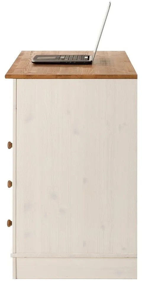 Scrivania con piano in legno di pino 50x140 cm Anita - Støraa