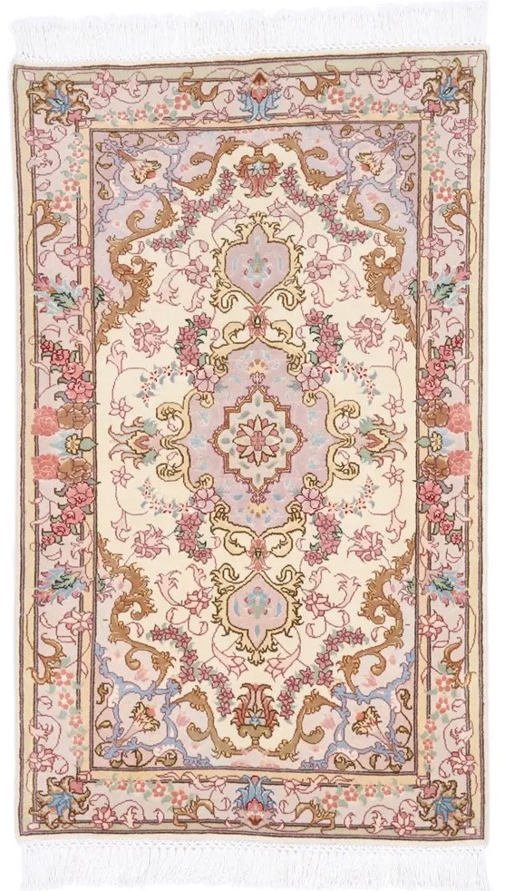 Tabriz Tappeto persiano 70x120 Grigio (Iran) Annodato A Mano