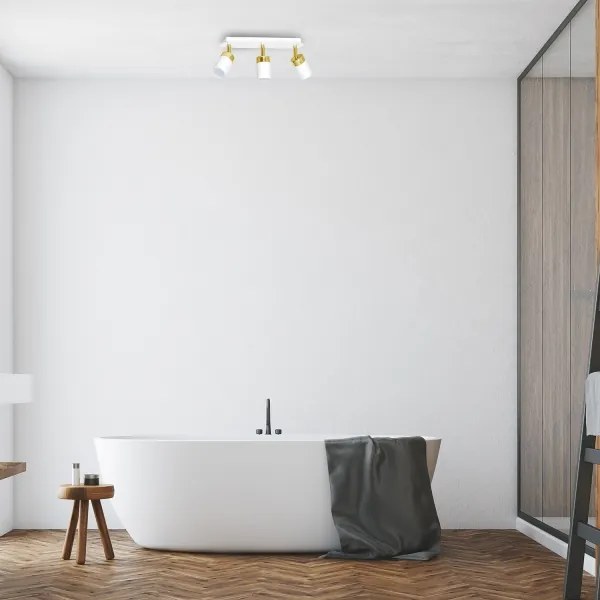 Faretto JOKER 3xGU10/25W/230V bianco/oro