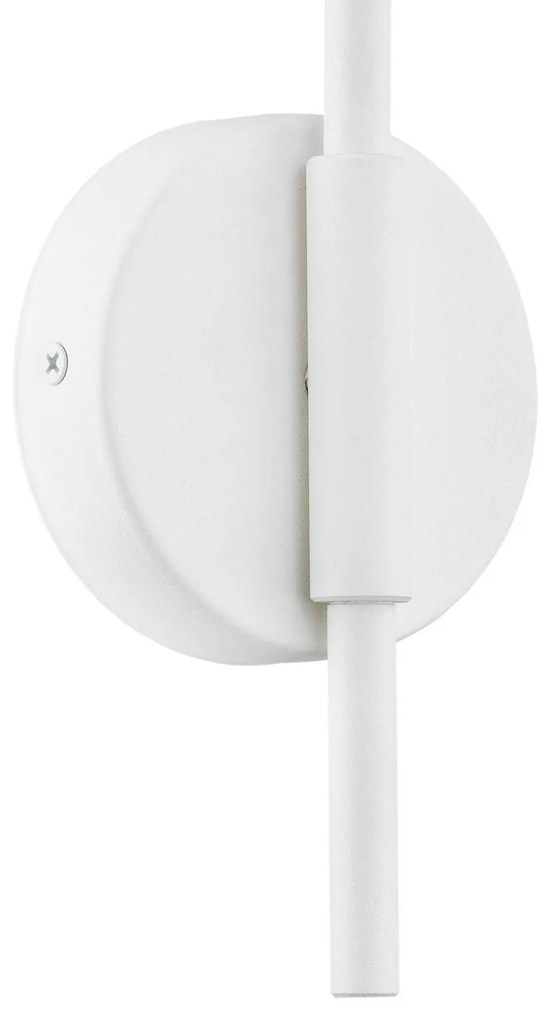 Argon Applique Avalone, sporgenza 34 cm, bianco/ottone