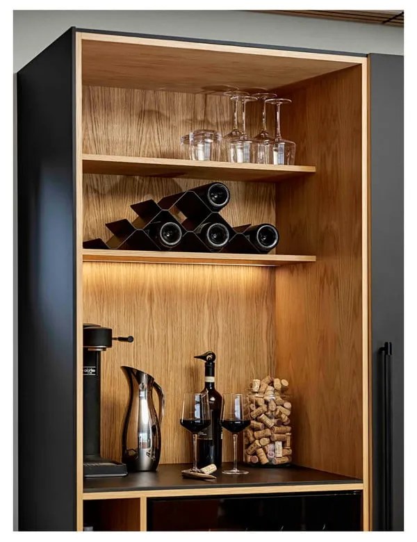 Portabottiglie in metallo Rocks - Zone