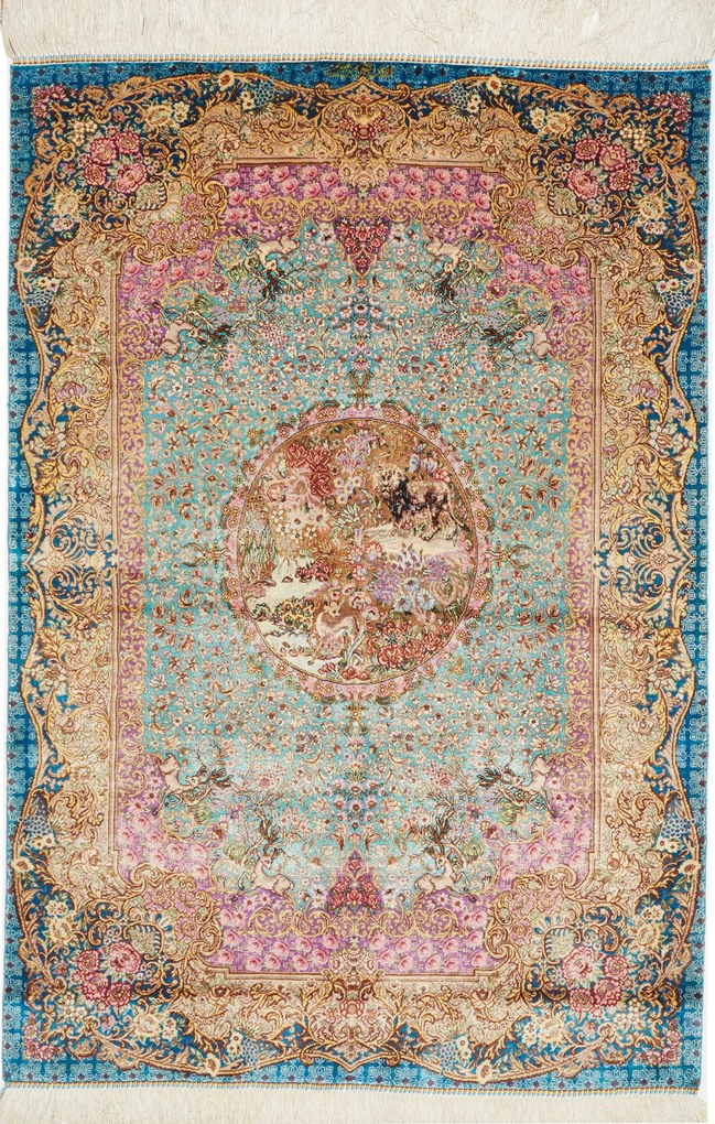 Ghom Tappeto persiano 120 x 80 (Iran) Annodato A Mano
