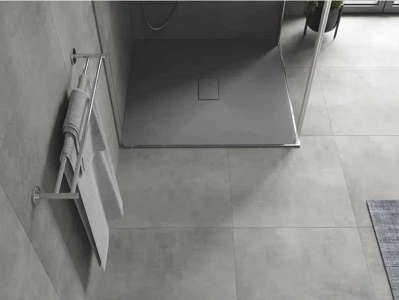 Mexen Hugo piatto doccia quadrato SMC 100 x 100 cm, grigio - 42611010