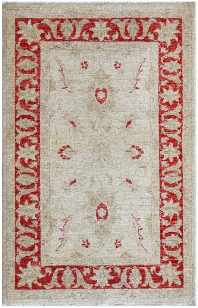 Ziegler Tappeto orientale 80x130 Beige (Pakistan) Annodato A Mano