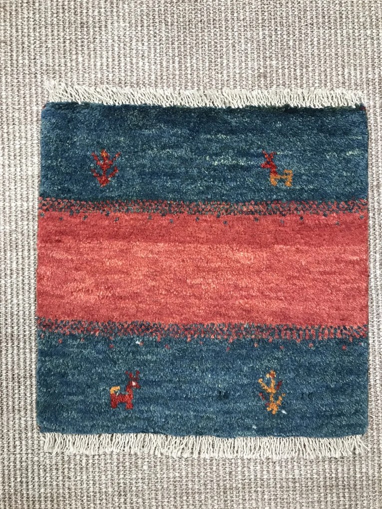 Gabbeh Tappeto persiano 40 x 40 (Iran) Annodato A Mano