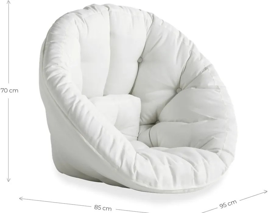 Design OUT™ Nido White Outdoor Sofa Chair Out Niddo - Karup Design
