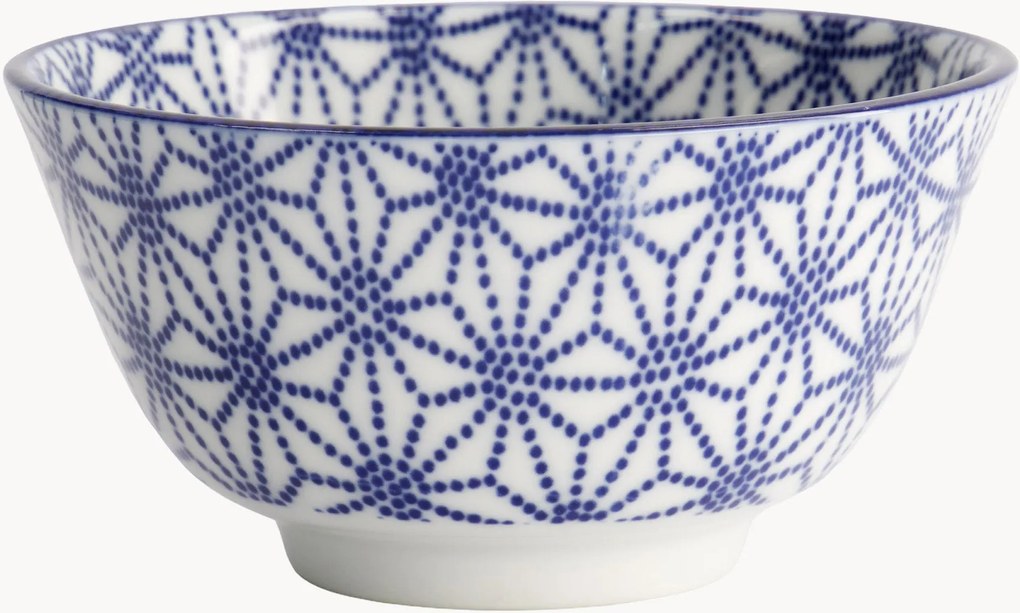 Set di 6 ciotole in porcellana Nippon Blue