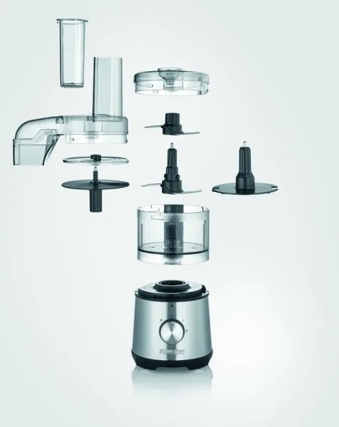 Severin KM 3865 - Tritatutto per alimenti 400W/230V acciaio inox/nero