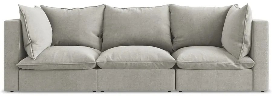 Divano grigio chiaro 255 cm Manao – Makamii