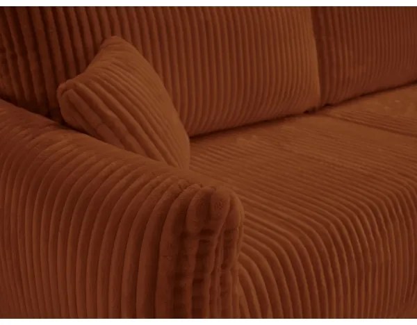 Divano letto 2 posti FRIDA marrone