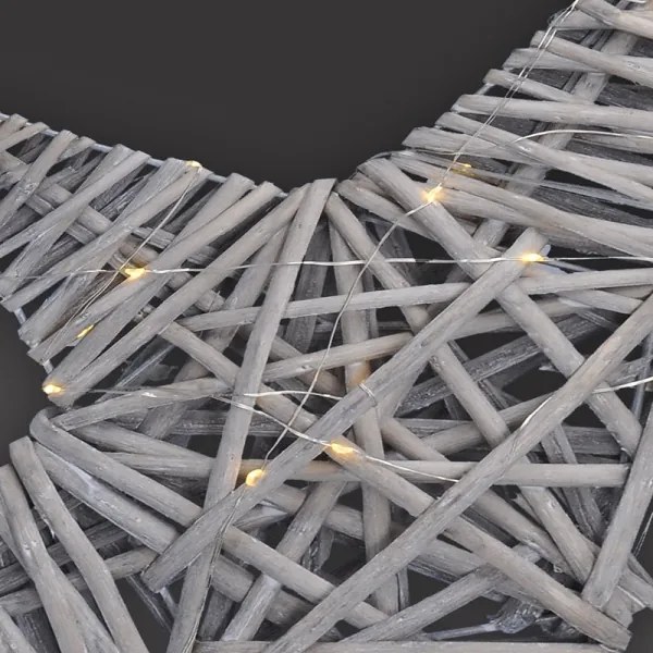 Solight 1V246 - Decorazione natalizia LED LED/2xrattan AA