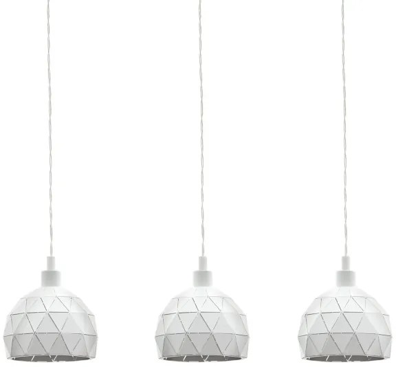 Eglo 97857 - Lampadario a sospensione con filo ROCCAFORTE 3xE14/40W/230V