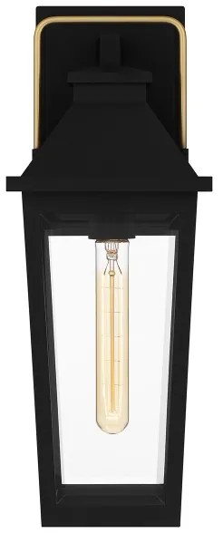 Quoizel QZ-BUCKLEY-M-MBK - Applique da esterno BUCKLEY M 1xE27/40W/230V IP44