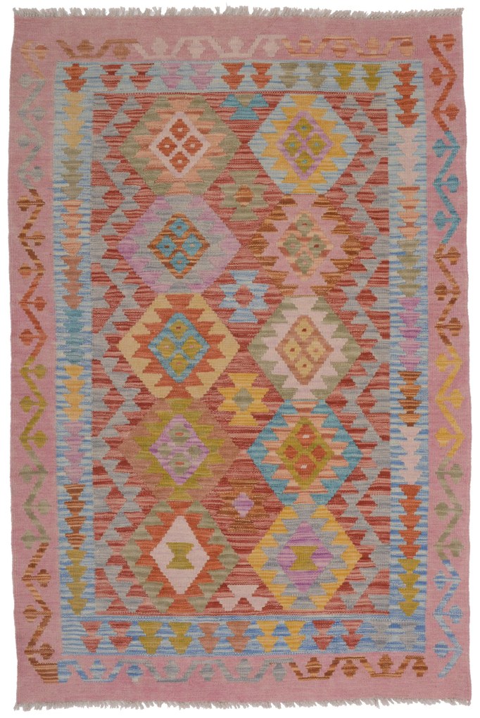 Kilim Tappeto 160 x 100 (Afghanistan) Tessuto A Mano