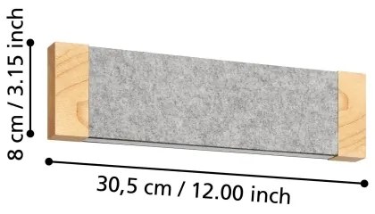 Eglo 390387 - Applique a LED VALLELADO 2xLED/5,4W/230V 3000K