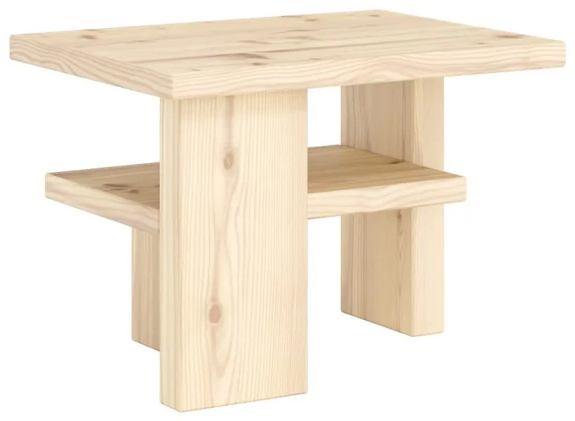 Tavolino in pino massiccio 34x45 cm Japan – Karup Design