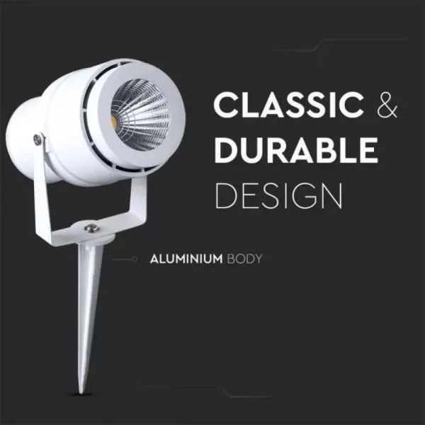 Lampada LED da esterno LED/12W/100-240V IP65 bianco - vetro verde