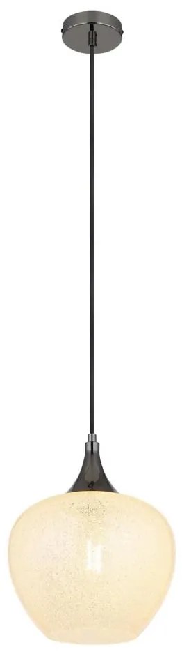 Globo 15548HK - Lampadario a sospensione con filo MAXY 1xE27/40W/230V diametro 24 cm bianco/antracite