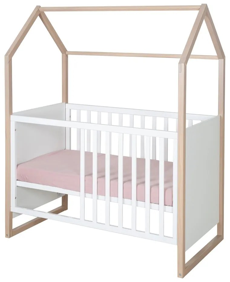 Lettino bianco 60x120 cm Cabane – Roba