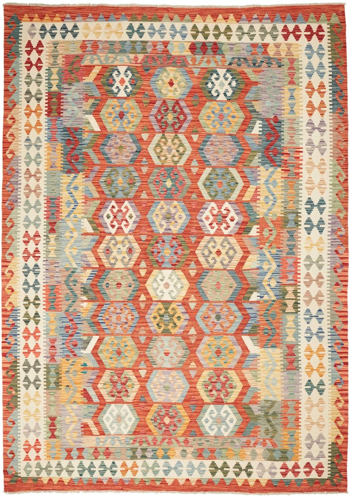 Kilim Tappeto 210 x 300 (Pakistan) Tessuto A Mano