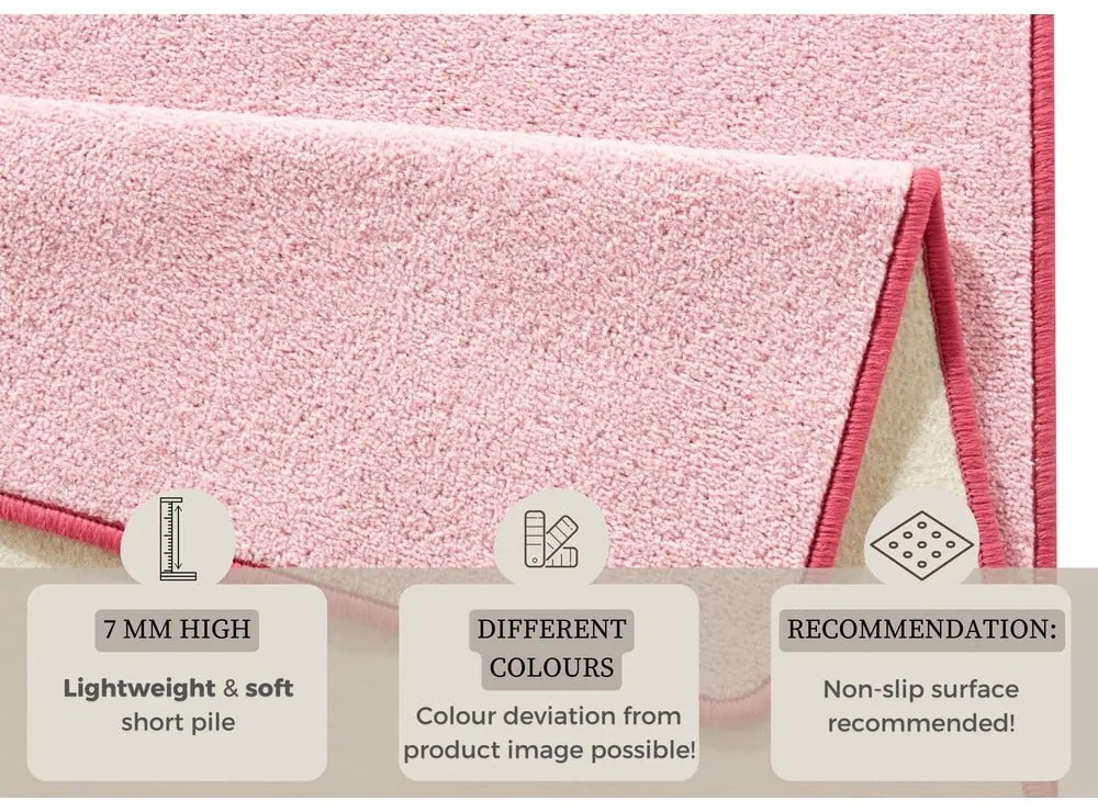Tappeto rosa chiaro 80x150 cm Fancy - Hanse Home