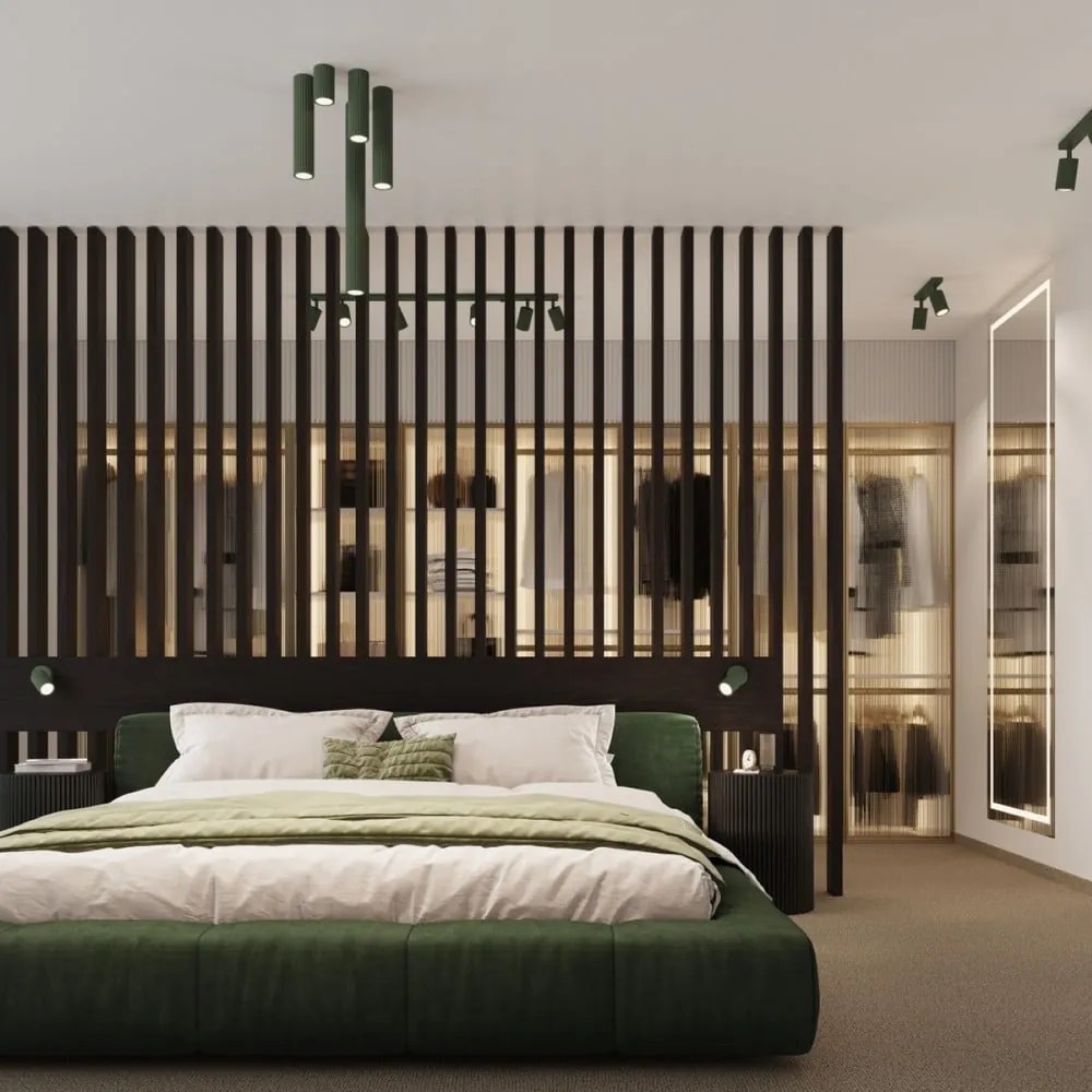 Faretto verde 25x25 cm Gleam – Sollux