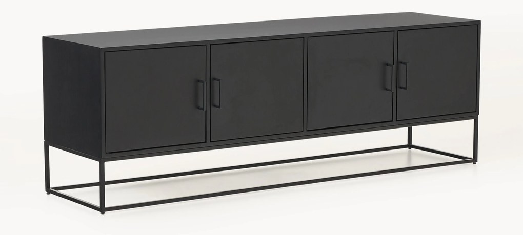 Credenza in legno di mango massiccio con ante Lyle