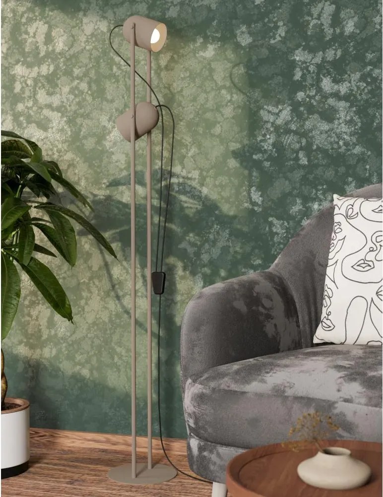 Eglo 44166 - Lampada da terra TILSTON 2xE14/8W/230V beige