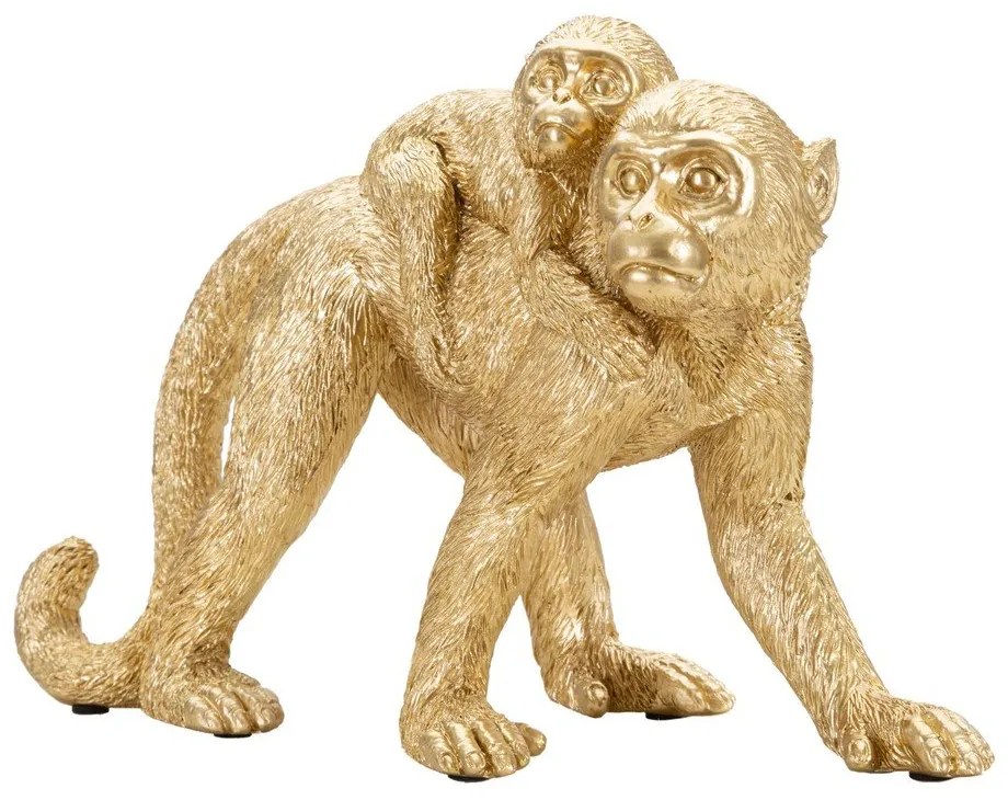 Statuetta in poliresina altezza 18,5 cm Monkey Mom - Mauro Ferretti