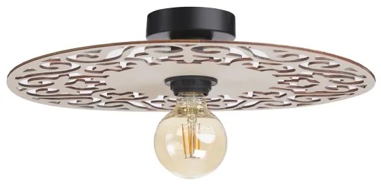 Lampadario a plafone FALCO 1xE27/60W/230V diametro 40 cm beige