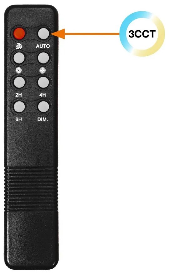 Lampione LED Solare 5000 lumen IP65, CCT e Sensore di movimento opzionale Colore Bianco Variabile CCT