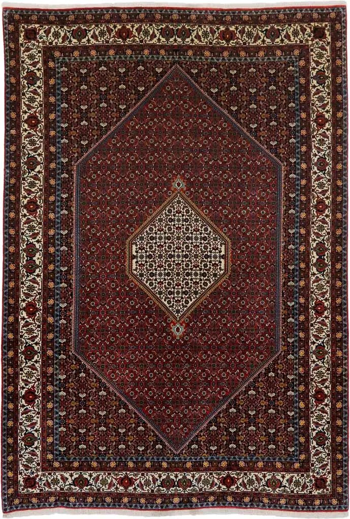 Bidjar Tappeto persiano 300x200 Rosso (Iran) Annodato A Mano