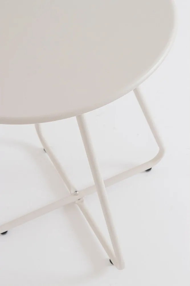 Tavolino da giardino rotondo in acciaio ø 45 cm Jable – Bizzotto