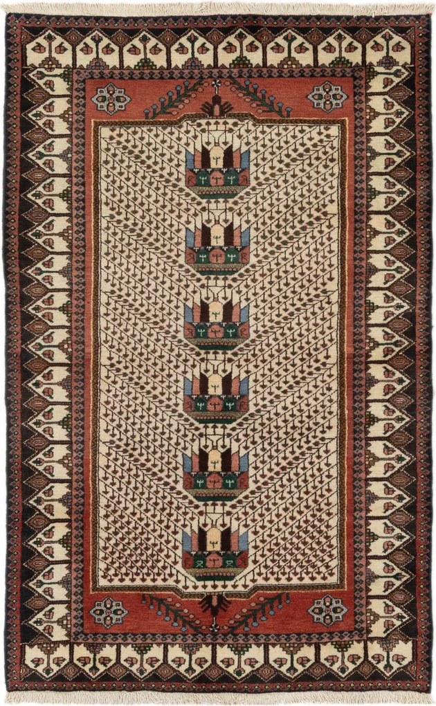 Shiraz Tappeto persiano 130x200 (Iran) Annodato A Mano