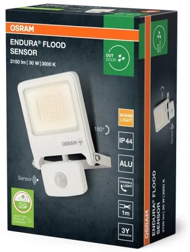 Osram - Proiettore LED con sensore ENDURA LED/30W/230V 3000K IP44