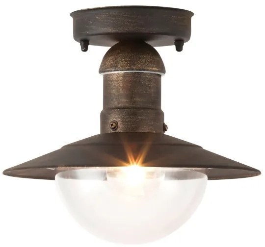 Brilagi - Plafoniera da esterno MOLDE 1xE27/60W IP44 bronzo/patina