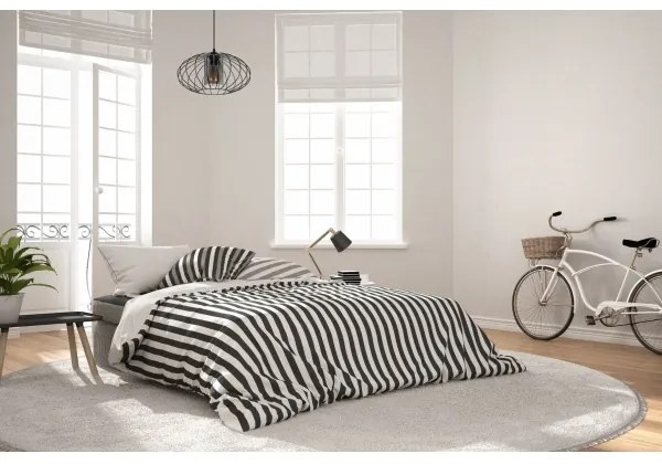 Lampadario a sospensione con filo CORRINI 1xE27/60W/230V diametro 34 cm nero/grigio