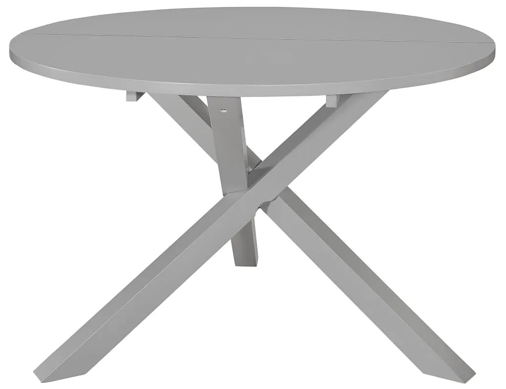 Tavolo Da Pranzo Grigio 120x75 Cm İn Mdf /