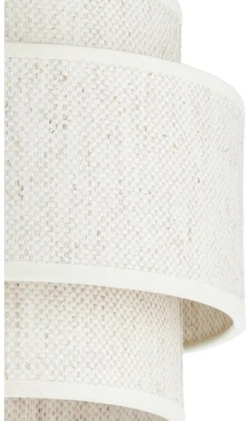 Plafoniera BOHO 1xE27/60W/230V Ø 40 cm bianca